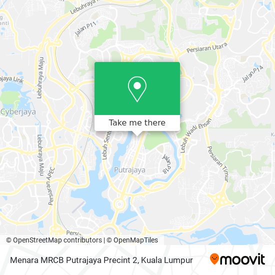 Peta Menara MRCB Putrajaya Precint 2