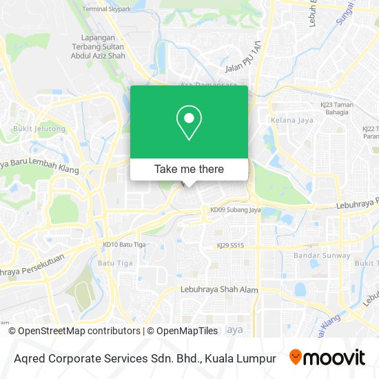 Aqred Corporate Services Sdn. Bhd. map