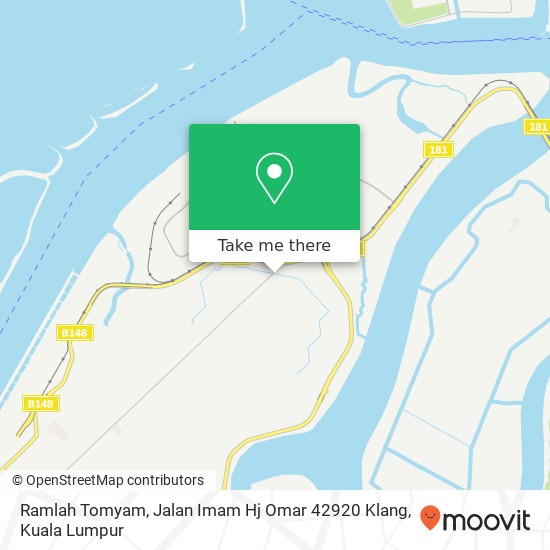 Ramlah Tomyam, Jalan Imam Hj Omar 42920 Klang map