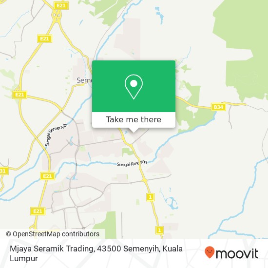 Mjaya Seramik Trading, 43500 Semenyih map