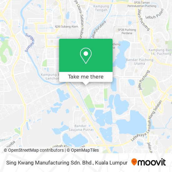 Sing Kwang Manufacturing Sdn. Bhd. map