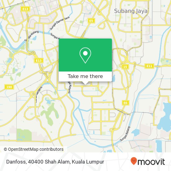 Danfoss, 40400 Shah Alam map