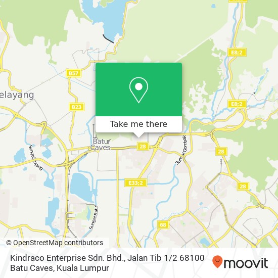 Kindraco Enterprise Sdn. Bhd., Jalan Tib 1 / 2 68100 Batu Caves map