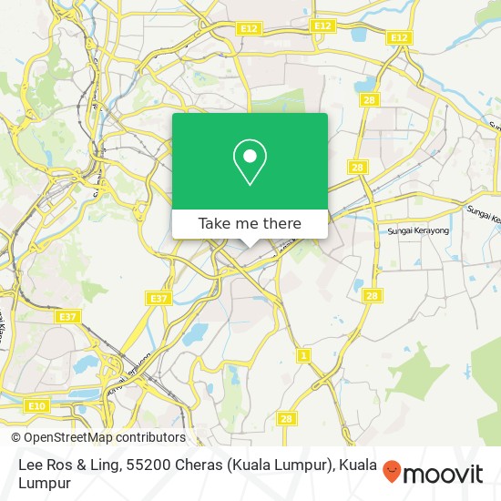 Lee Ros & Ling, 55200 Cheras (Kuala Lumpur) map