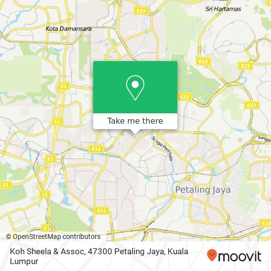 Koh Sheela & Assoc, 47300 Petaling Jaya map