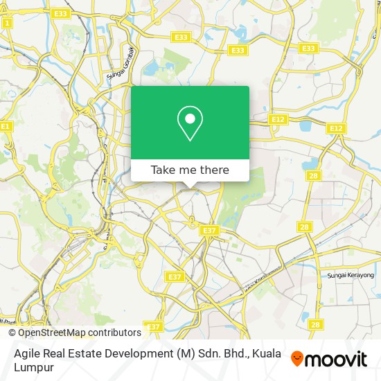 Agile Real Estate Development (M) Sdn. Bhd. map