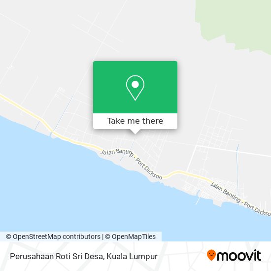 Peta Perusahaan Roti Sri Desa