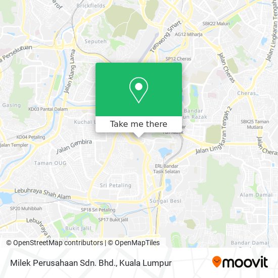 Milek Perusahaan Sdn. Bhd. map