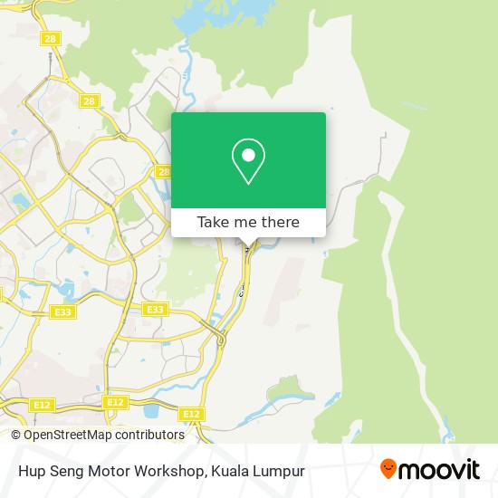 Hup Seng Motor Workshop map