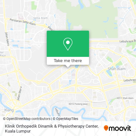 Klinik Orthopedik Dinamik & Physiotherapy Center map