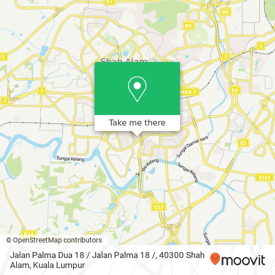 Jalan Palma Dua 18 / Jalan Palma 18 /, 40300 Shah Alam map