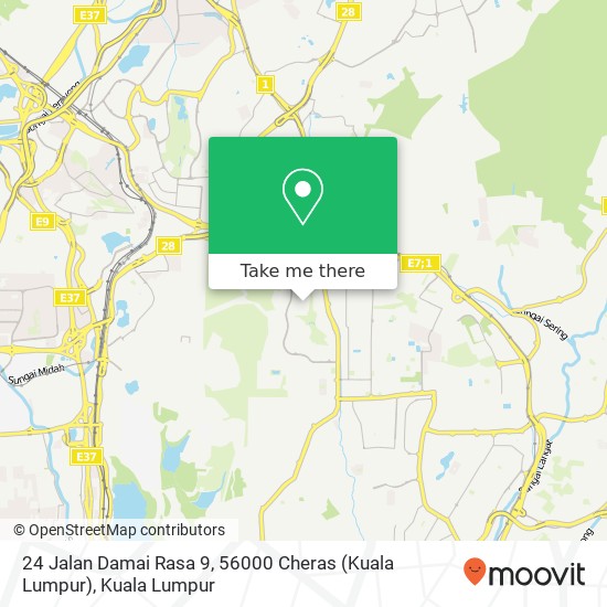 24 Jalan Damai Rasa 9, 56000 Cheras (Kuala Lumpur) map
