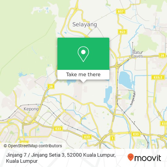Jinjang 7 / Jinjang Setia 3, 52000 Kuala Lumpur map
