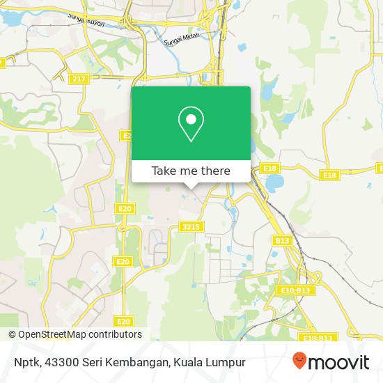 Nptk, 43300 Seri Kembangan map