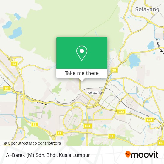 Al-Barek (M) Sdn. Bhd. map