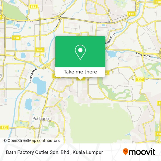 Bath Factory Outlet Sdn. Bhd. map