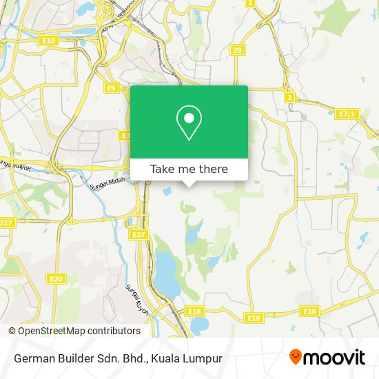 German Builder Sdn. Bhd. map