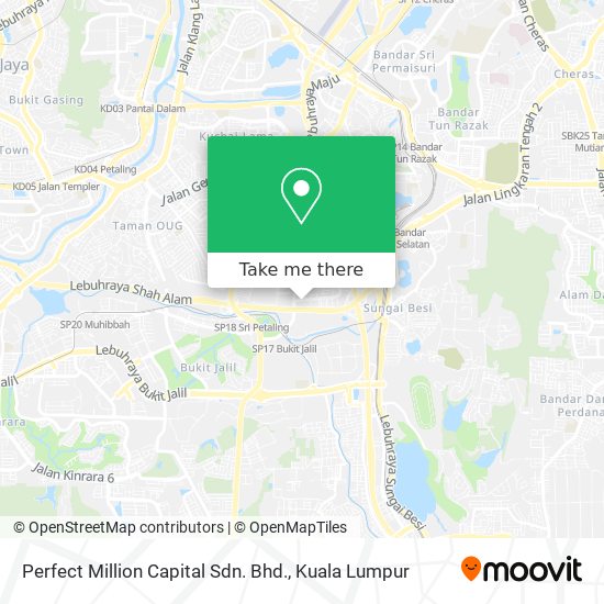 Perfect Million Capital Sdn. Bhd. map
