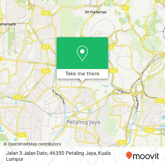 Jalan 3 Jalan Dato, 46350 Petaling Jaya map