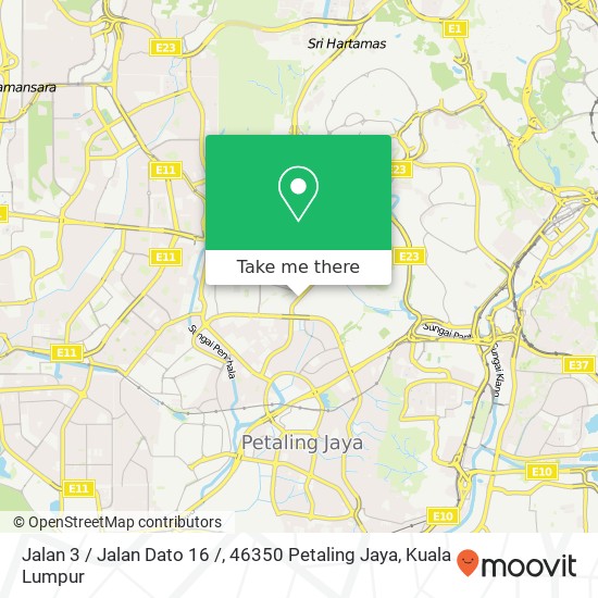 Jalan 3 / Jalan Dato 16 /, 46350 Petaling Jaya map