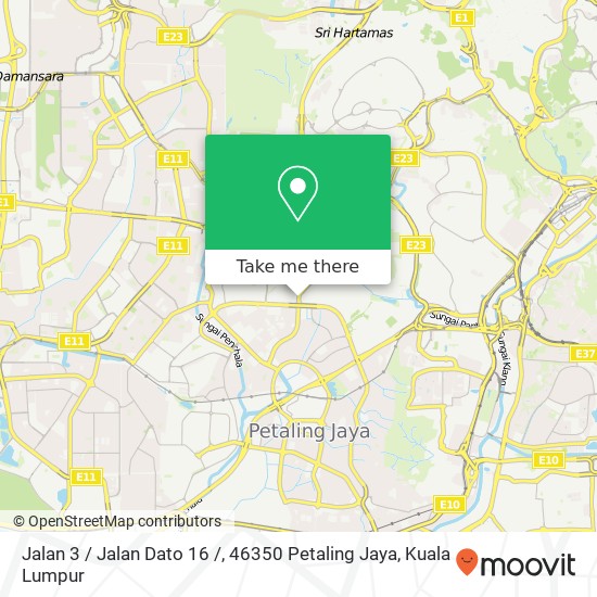Jalan 3 / Jalan Dato 16 /, 46350 Petaling Jaya map