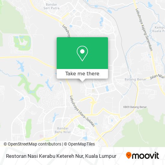 Restoran Nasi Kerabu Ketereh Nur map