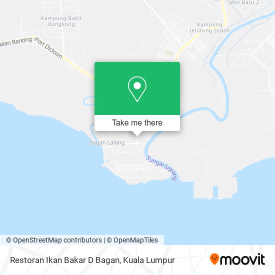 Restoran Ikan Bakar D Bagan map