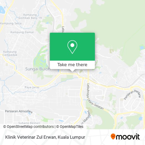 Klinik Veterinar Zul Erwan map