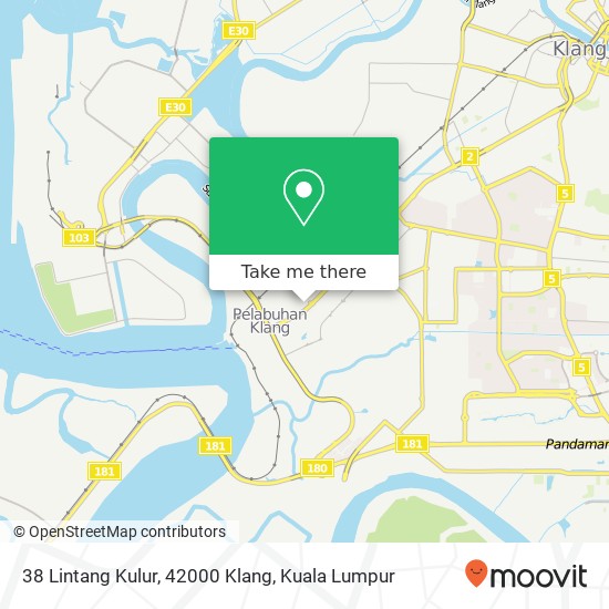 38 Lintang Kulur, 42000 Klang map