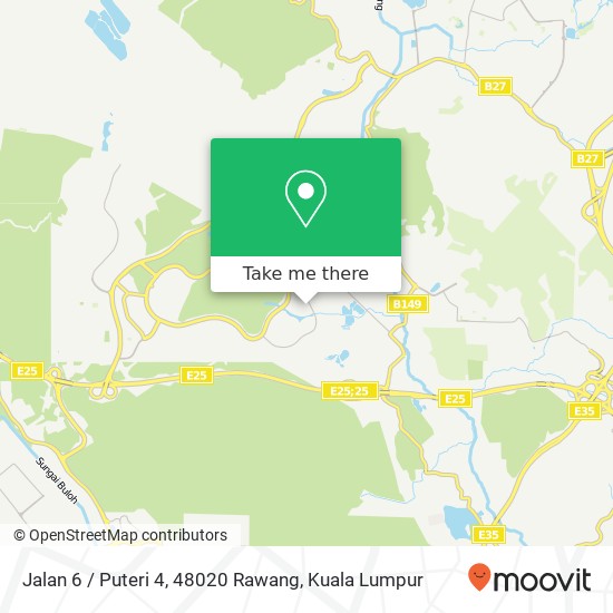 Peta Jalan 6 / Puteri 4, 48020 Rawang