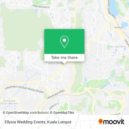 Ellysia Wedding Events map
