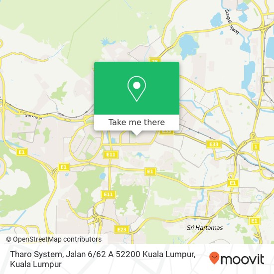 Peta Tharo System, Jalan 6 / 62 A 52200 Kuala Lumpur