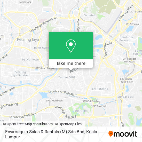 Peta Enviroequip Sales & Rentals (M) Sdn Bhd