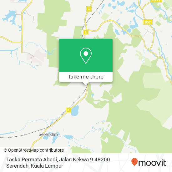 Taska Permata Abadi, Jalan Kekwa 9 48200 Serendah map