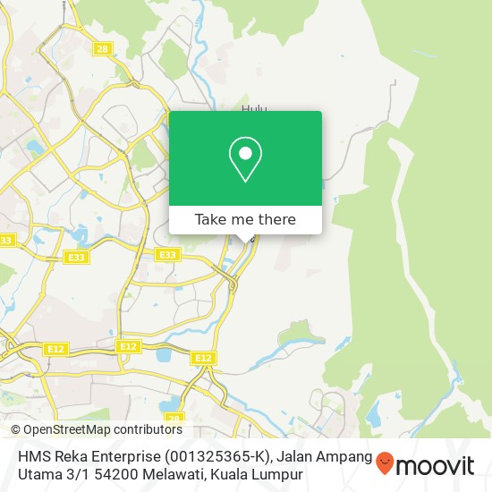 HMS Reka Enterprise (001325365-K), Jalan Ampang Utama 3 / 1 54200 Melawati map