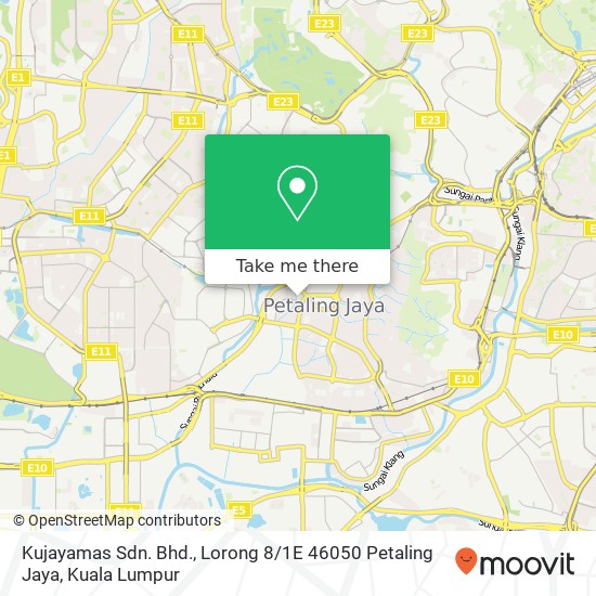 Kujayamas Sdn. Bhd., Lorong 8 / 1E 46050 Petaling Jaya map