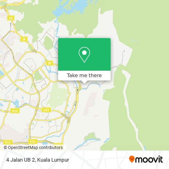 4 Jalan UB 2 map