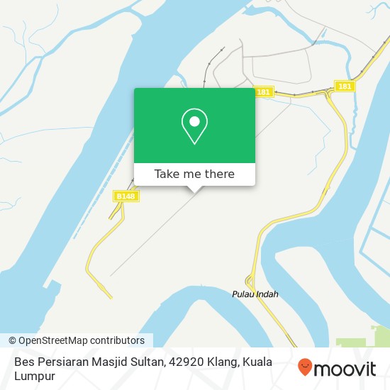 Peta Bes Persiaran Masjid Sultan, 42920 Klang