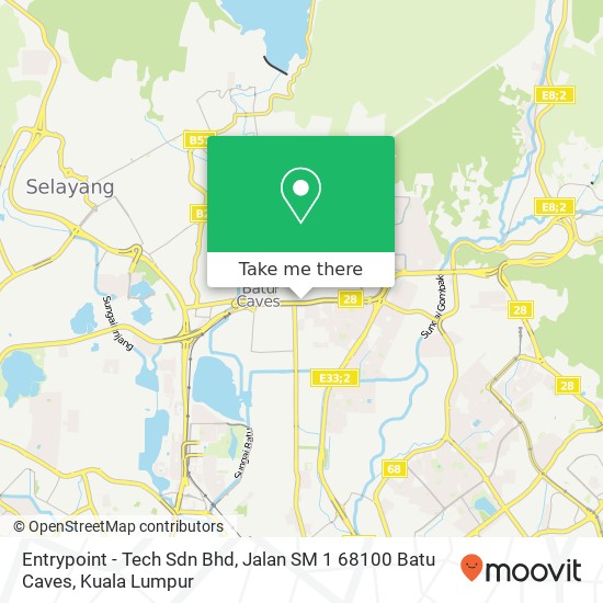 Entrypoint - Tech Sdn Bhd, Jalan SM 1 68100 Batu Caves map