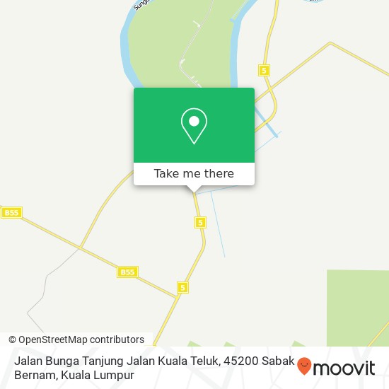 Jalan Bunga Tanjung Jalan Kuala Teluk, 45200 Sabak Bernam map
