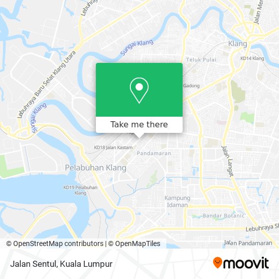 Jalan Sentul map