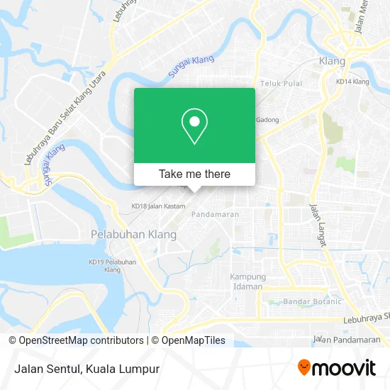 Jalan Sentul map