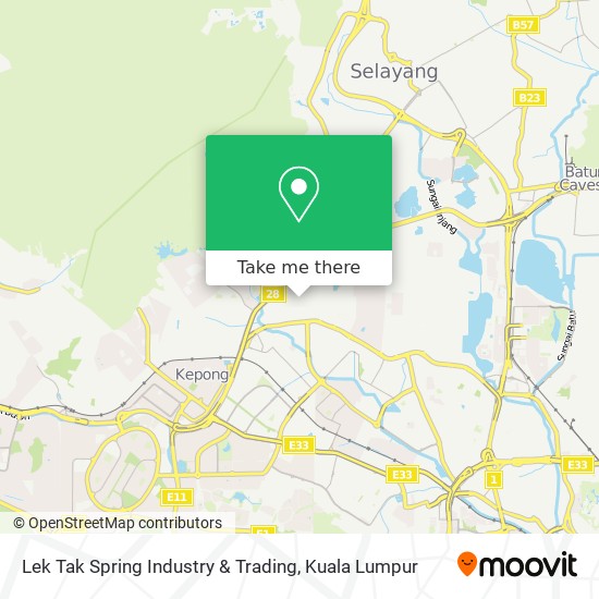Peta Lek Tak Spring Industry & Trading