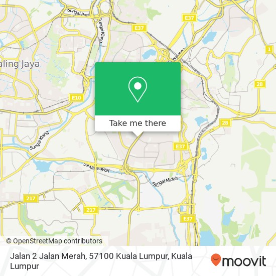 Jalan 2 Jalan Merah, 57100 Kuala Lumpur map
