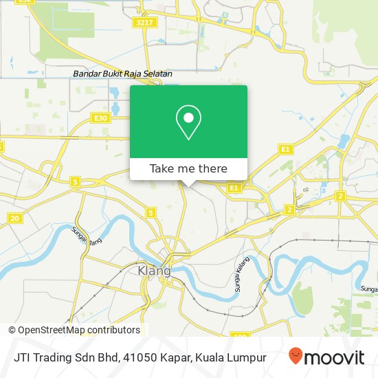 Peta JTI Trading Sdn Bhd, 41050 Kapar
