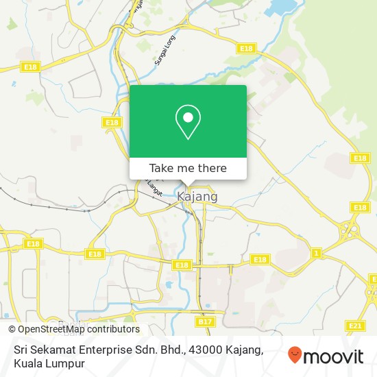 Sri Sekamat Enterprise Sdn. Bhd., 43000 Kajang map