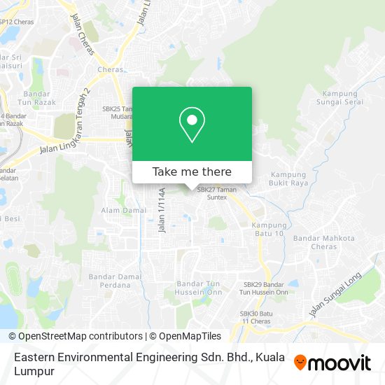 Eastern Environmental Engineering Sdn. Bhd. map