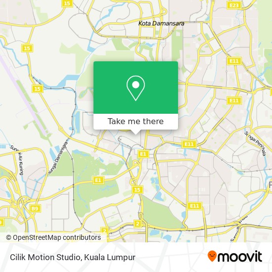 Cilik Motion Studio map