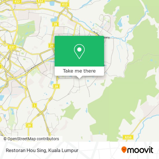 Restoran Hou Sing map