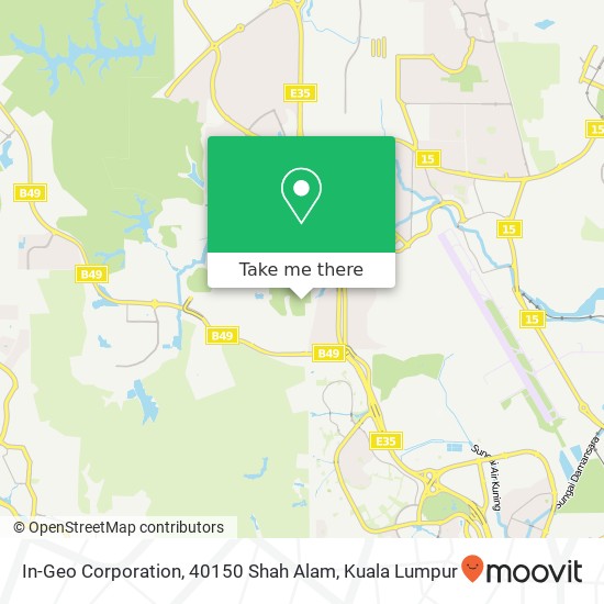 In-Geo Corporation, 40150 Shah Alam map